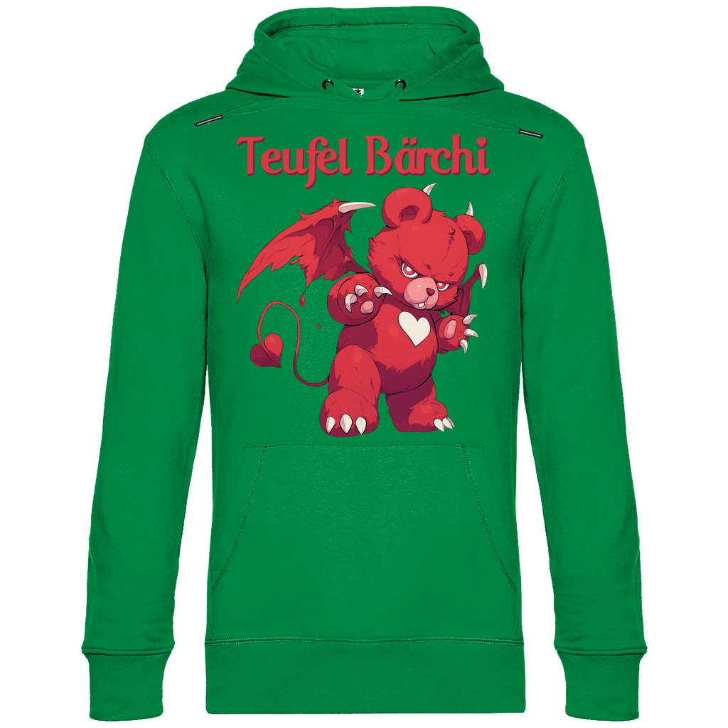 Teufel Bärchi - Glücksbärchi - Unisex Hoodie Kelly Green