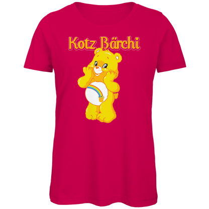 Kotz Bärchi - Glücksbärchi - Damen Premium Bio T-Shirt Fuchsia