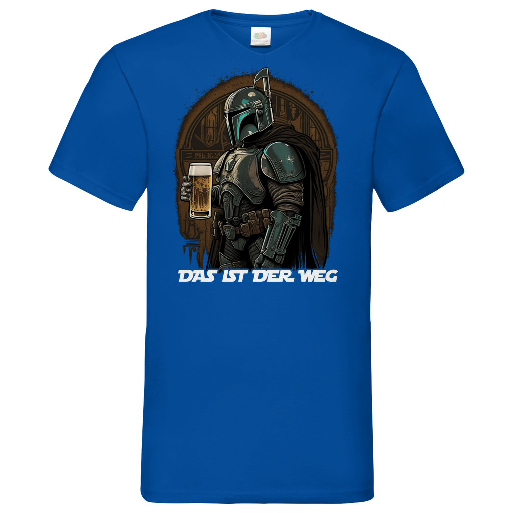 Das ist der Weg - Mandalorian Bier - Herren V-Neck Shirt