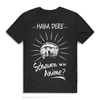 Haba Dere Anime Shirt Männer – Lustiges Bayern Otaku Shirt für echte Fans