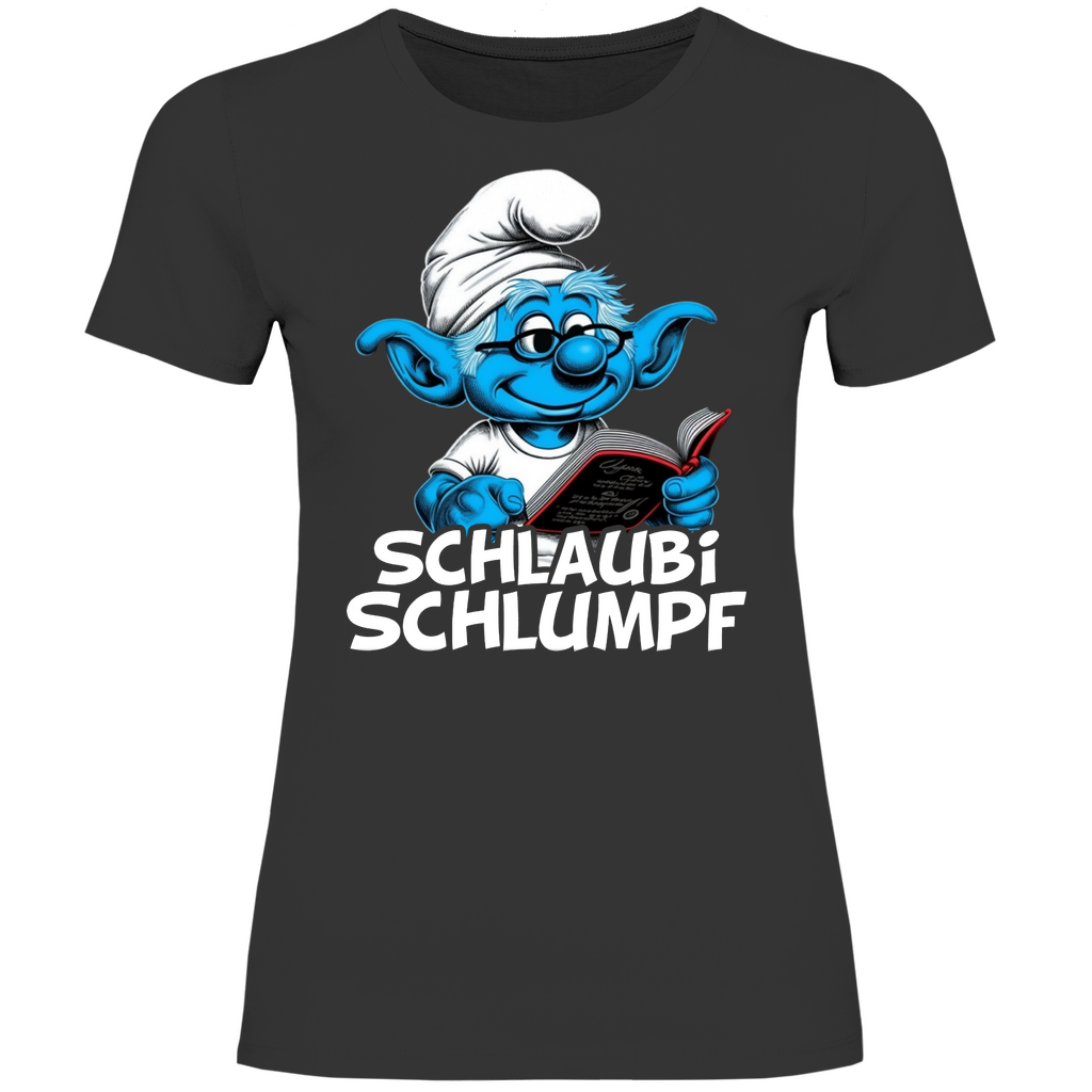 Schlaubi Schlumpf Grafik - Damenshirt