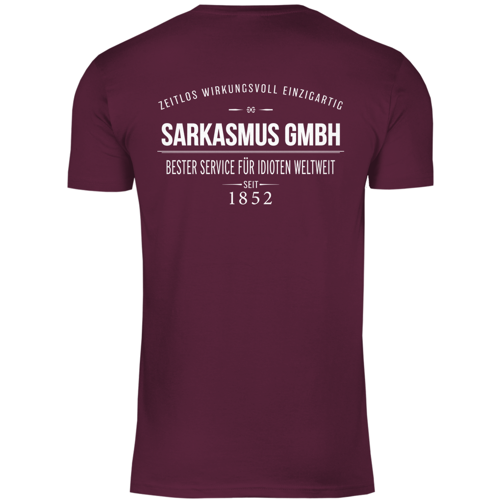 Sarkasmus GmbH bester Service für Idioten weltweit - Herren Shirt