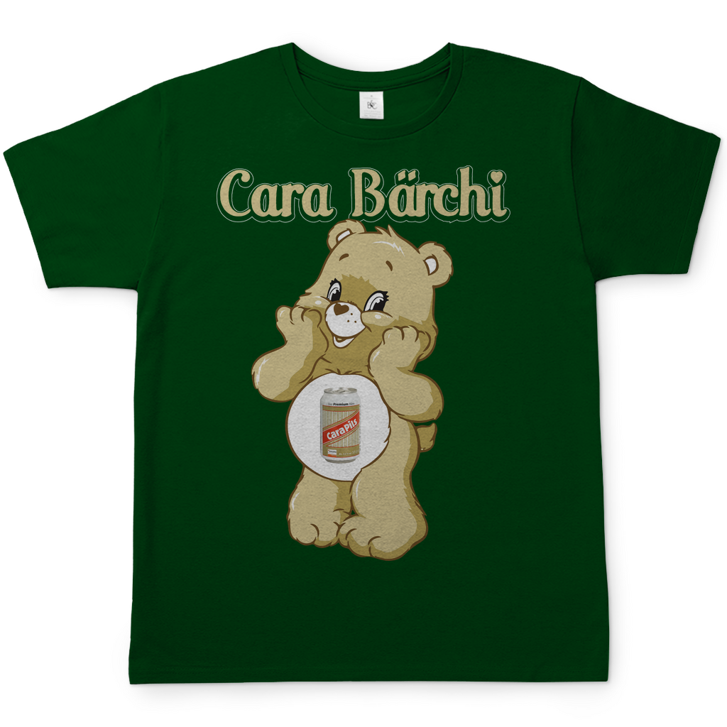 Cara Bärchi - Glücksbärchi - Herren Shirt Bottle Green