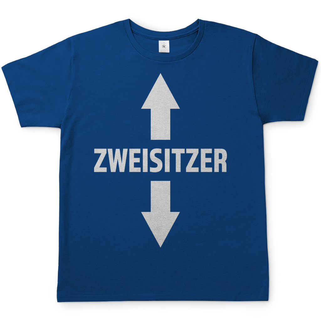 Zweisitzer - Herren Shirt Royal Blue