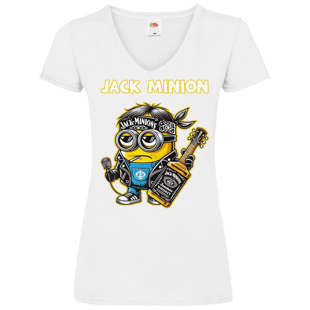 Jack Minion - V-Neck Damenshirt