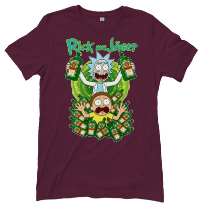 Rick and Jäger mit Morty Jägermeister - Damen T-Shirt