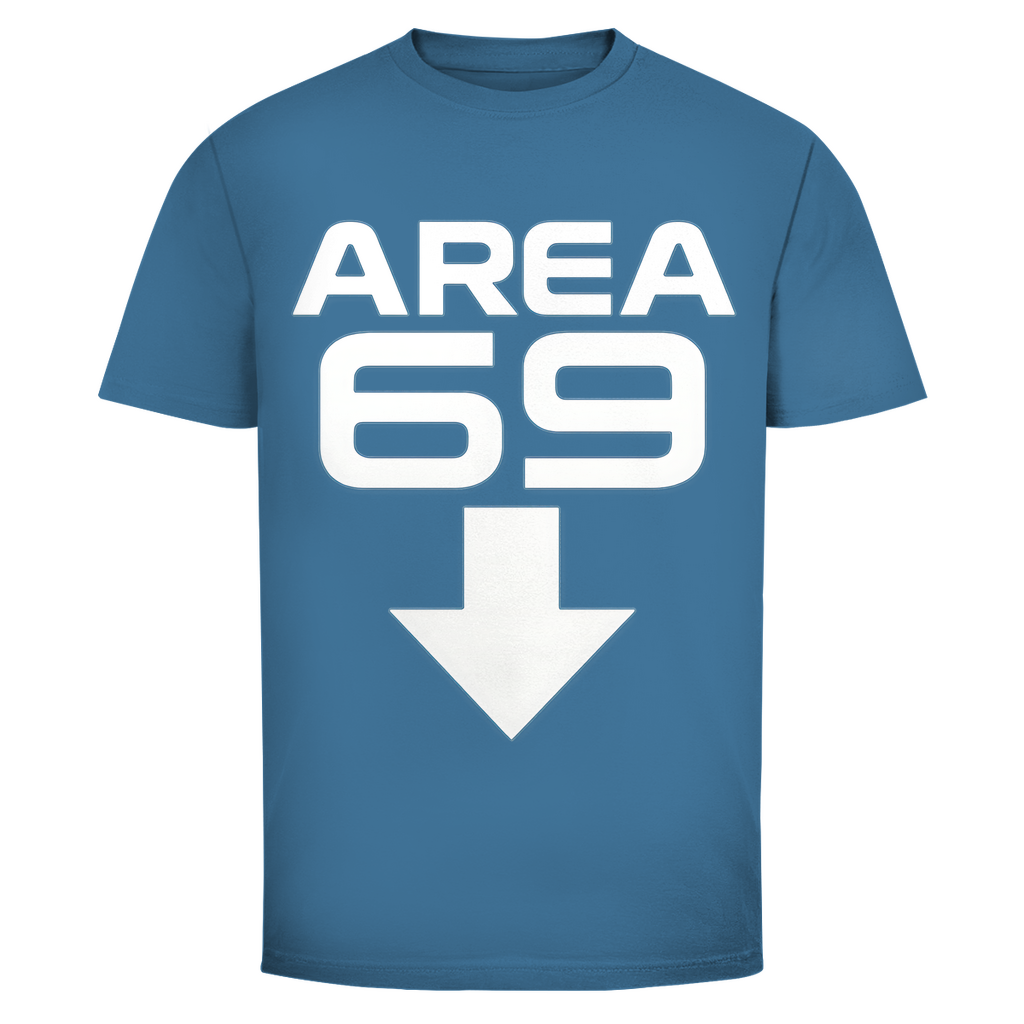 Herren T-Shirt Area 69 Stone Blue