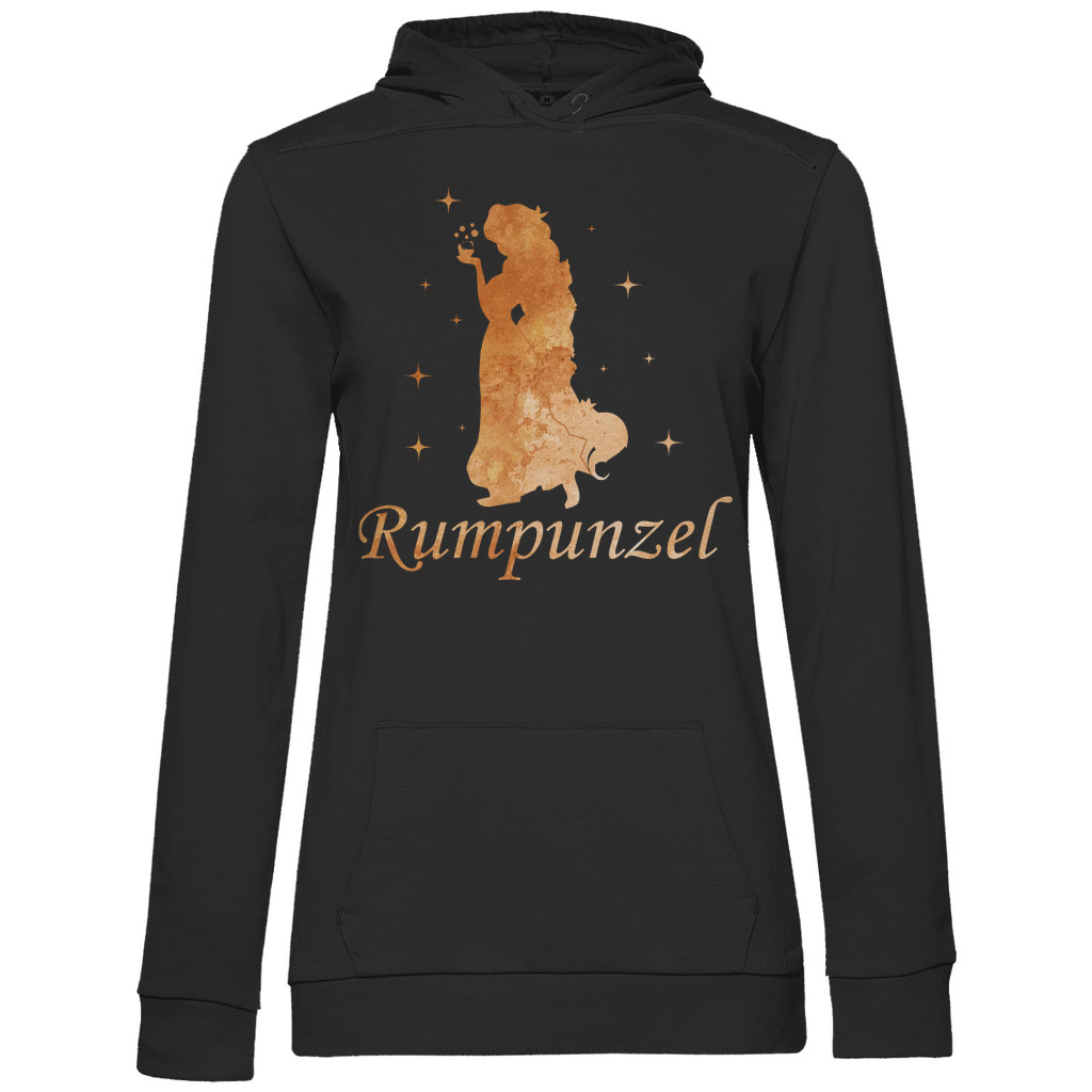 Rumpunzel - Prinzessin Aquarell - Damen Hoodie Black