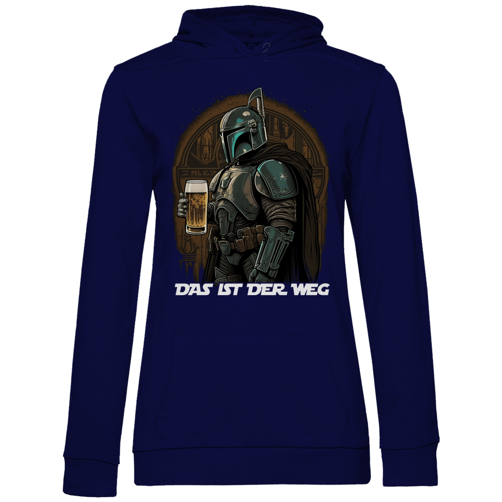 Das ist der Weg - Mandalorian Bier - Damen Hoodie Navy Blue