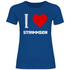 I love Strammsein - Damenshirt Royal Blue