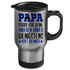 Papa sorry für deine anderen Kinder wenigstens hast du mich - Edelstahl-Thermobecher Silver One size