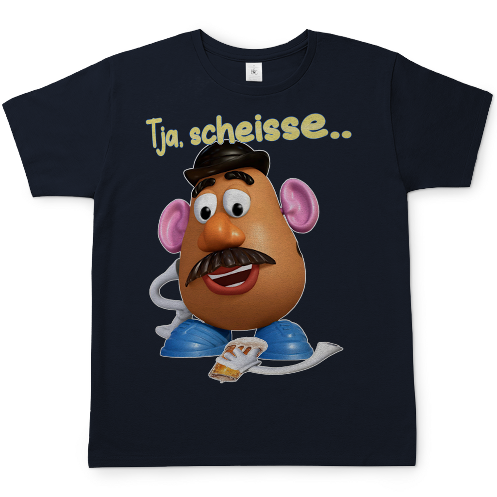 Tja, scheisse - Charlie Naseweis Toy Story - Herren Shirt Navy