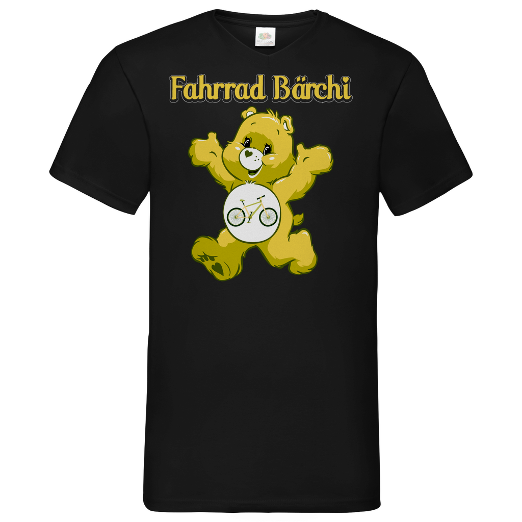 Fahrrad Bärchi - Glücksbärchi - Herren V-Neck Shirt