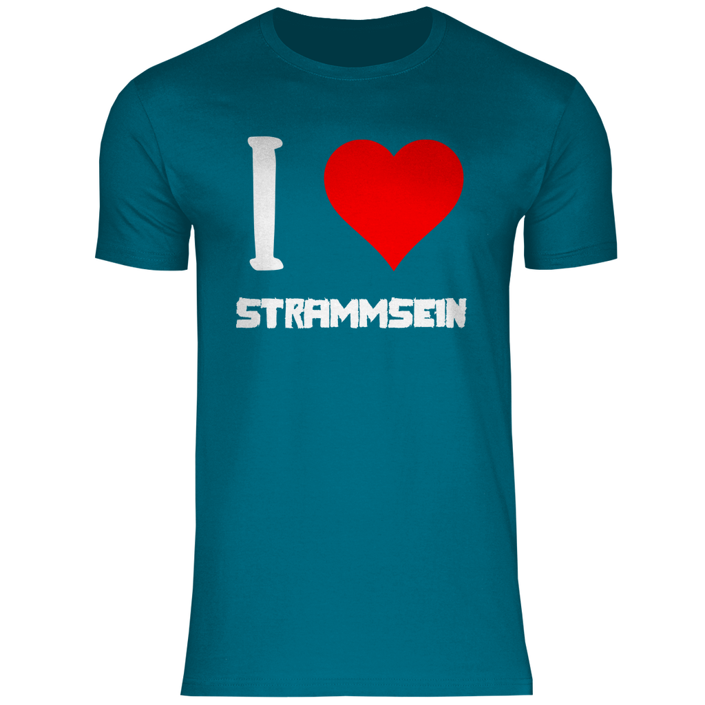 I love Strammsein - Herren Shirt Diva Blue