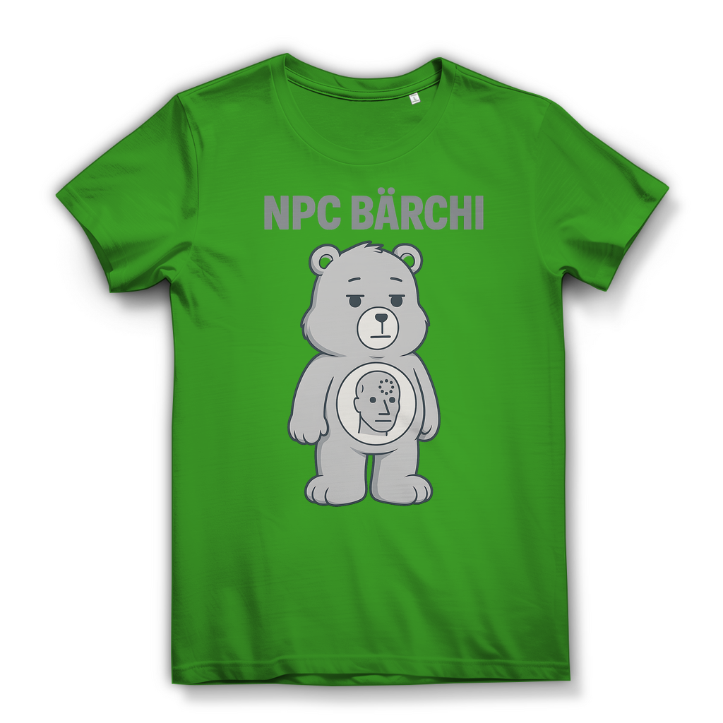 NPC Bärchi - Glücksbärchi - Damen Premium Bio T-Shirt Real Green