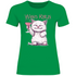 Wein Katzi Katze - Damenshirt Kelly Green