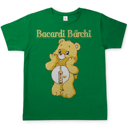 Bacardi Bärchi - Glücksbärchi - Herren Shirt Kelly Green
