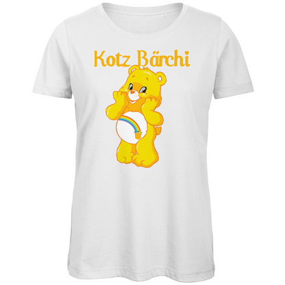 Kotz Bärchi - Glücksbärchi - Damen Premium Bio T-Shirt White
