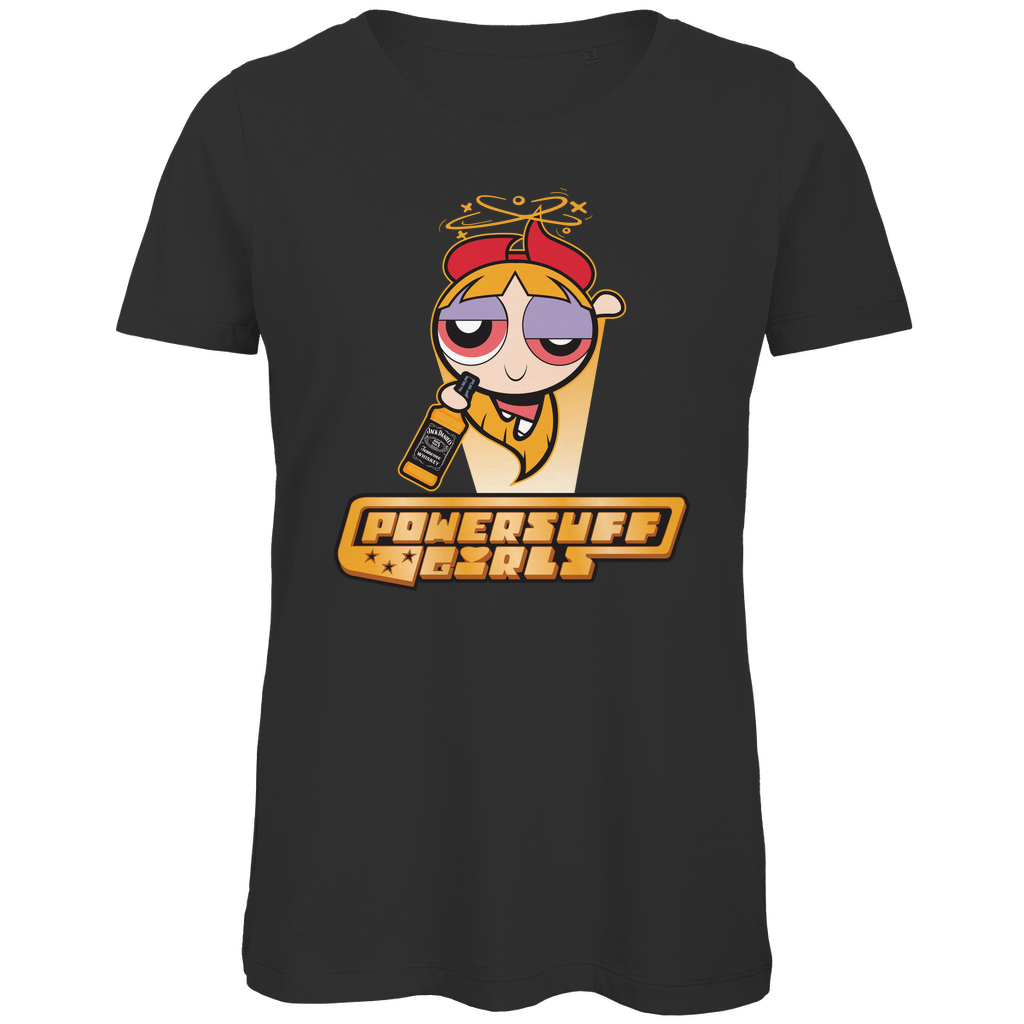 Blossom Powersuff Powerpuff Girls - Damen Premium Bio T-Shirt Black