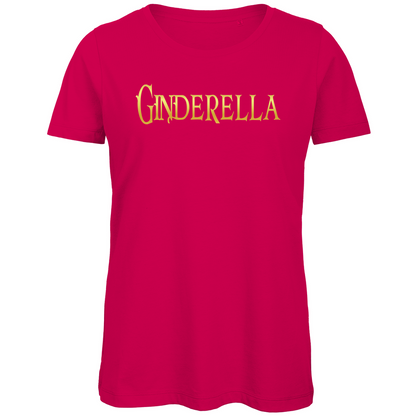 Ginderella - Prinzessin Gold - Damen Premium Bio T-Shirt Fuchsia