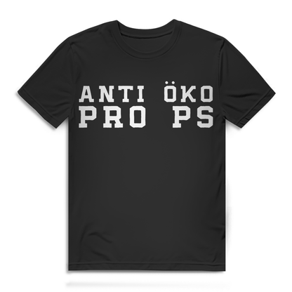 Pro PS Shirt Männer – Anti Öko Spruch für Auto Motorrad &amp; Verbrenner Fans