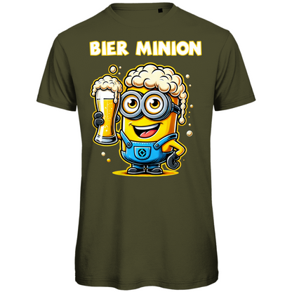 Bier Minion - Herren Premium Bio T-Shirt