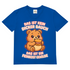Herren V-Neck T-Shirt Das Ist Kein Dicker Bauch Das Ist Ein Feinkost Gewölbe Teddybär Royal Blue