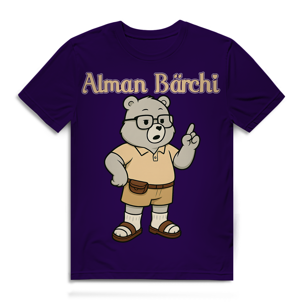 Alman Bärchi - Glücksbärchi - Herren Premium Bio T-Shirt Urban Purple