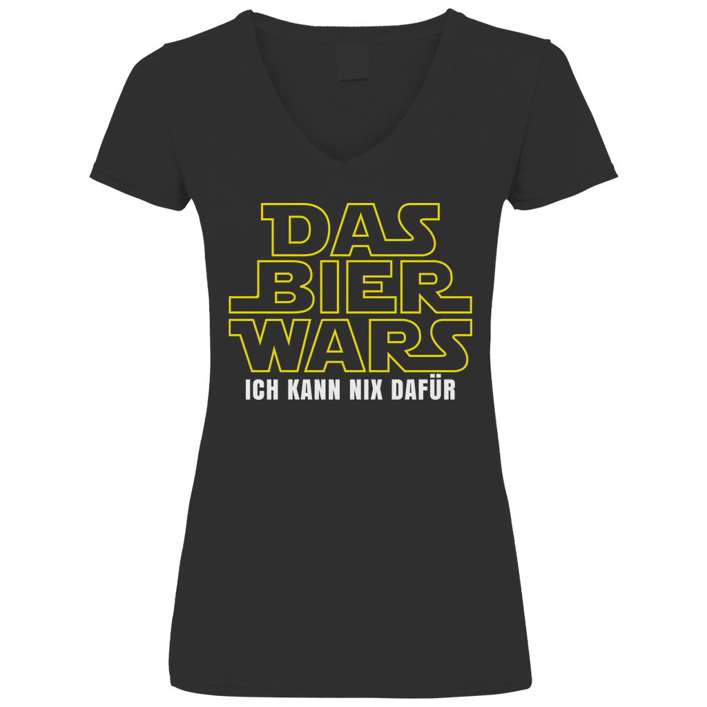 Das Bier Wars ich kann nix dafür Star Wars - V-Neck Damenshirt