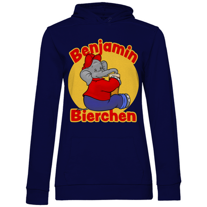 Benjamin Blümchen Bierchen - Damen Hoodie Navy Blue