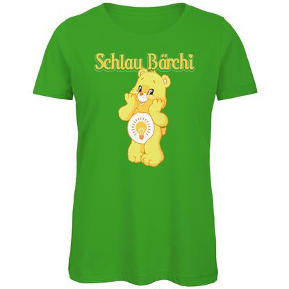 Schlau Bärchi - Glücksbärchi - Damen Premium Bio T-Shirt Real Green