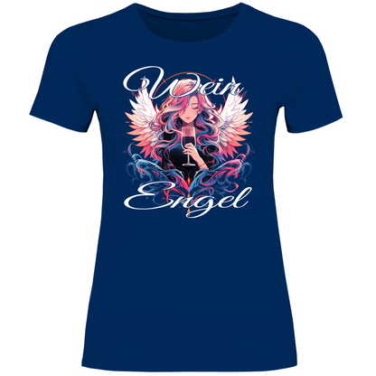 Wein Engel - Damenshirt