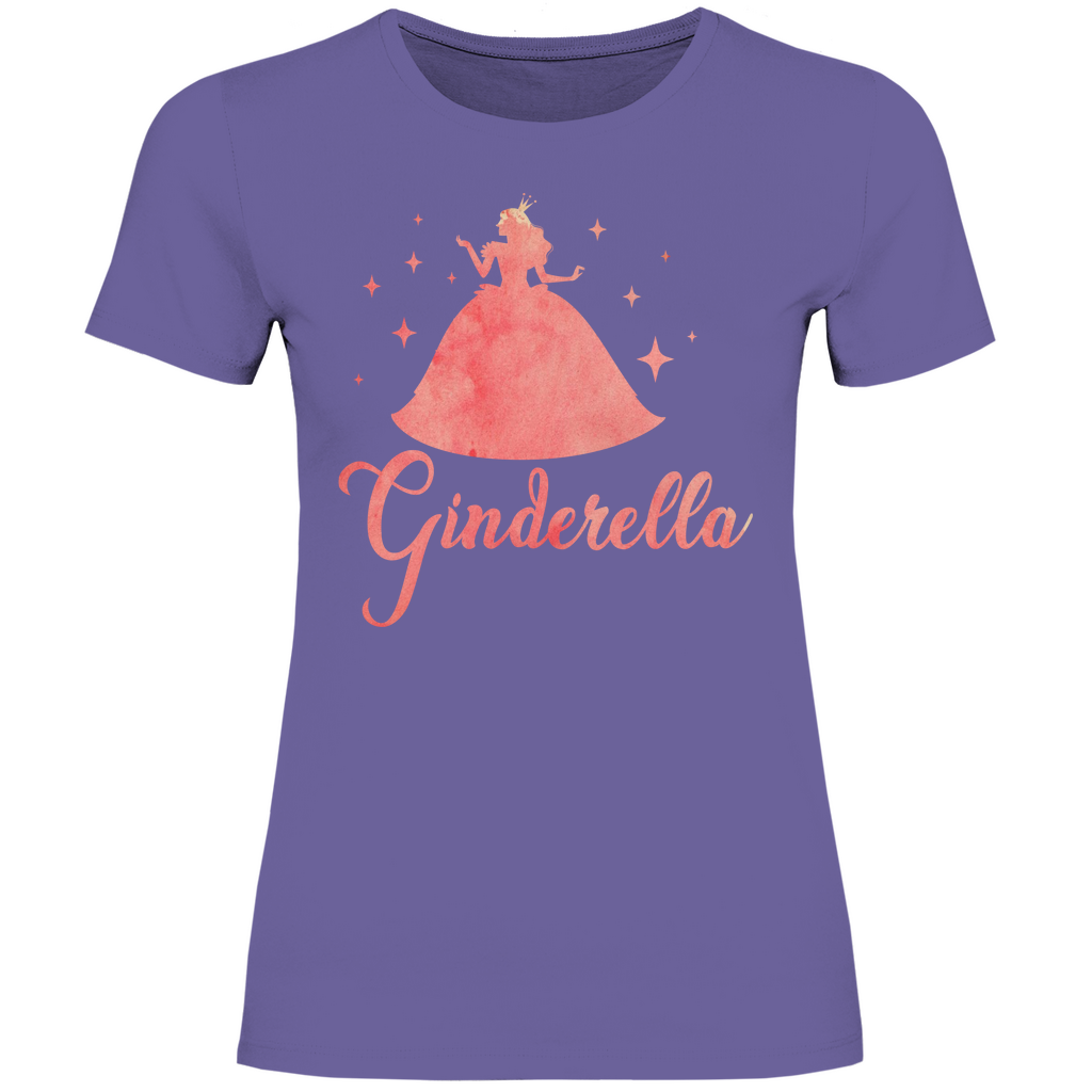 Ginderella - Prinzessin Aquarell - Damenshirt