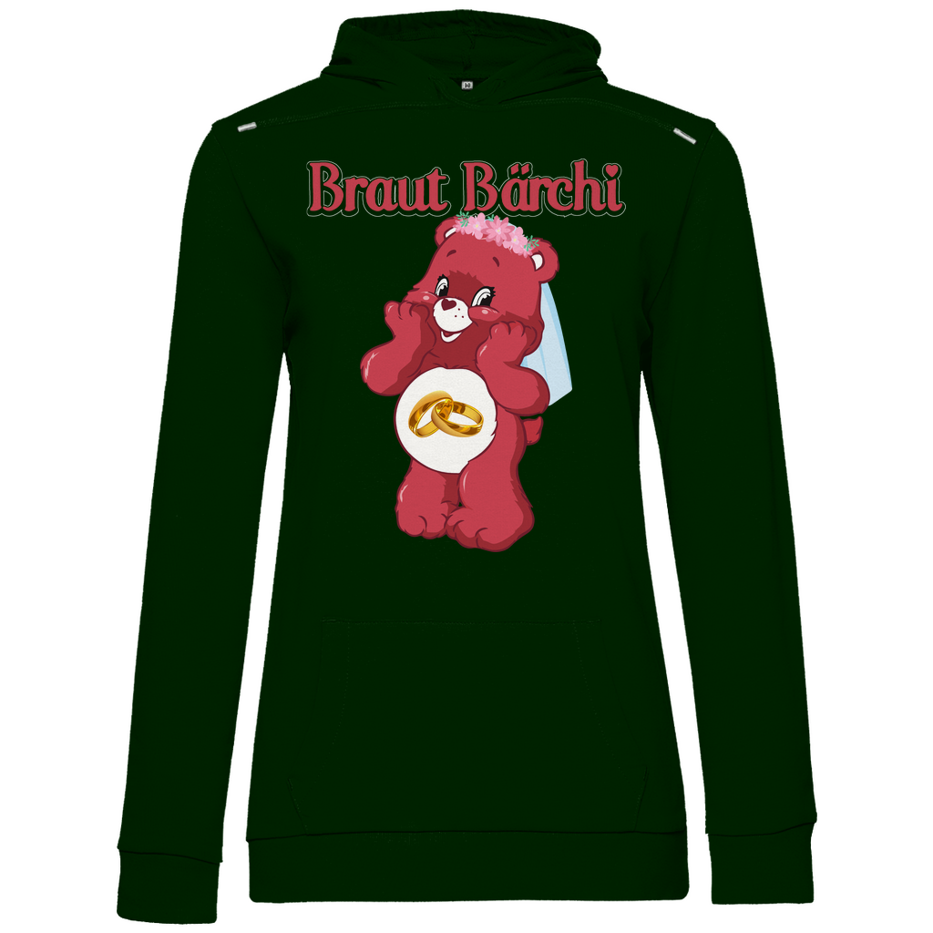 Braut Bärchi - Glücksbärchi - Damen Hoodie Forest Green