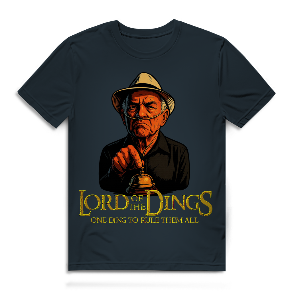 Lord of the Dings - Herren Premium Bio T-Shirt Dark Grey Solid
