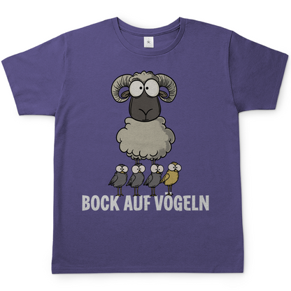 Bock auf Vögeln - Herren Shirt Millennial Lilac