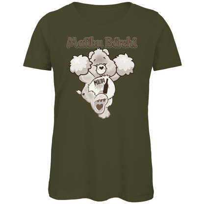 Malibu Bärchi - Glücksbärchi - Damen Premium Bio T-Shirt Khaki