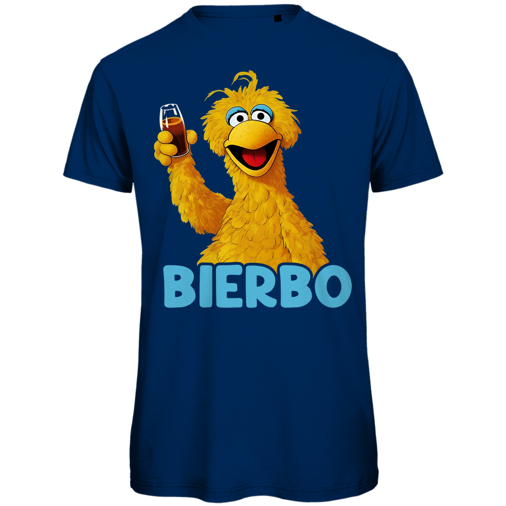 Bierbo Bibo Bier Sesamstraße - Herren Premium Bio T-Shirt Navy