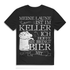 Meine Laune ist im Keller T-Shirt – Ich hoffe sie bringt Bier mit Männer Spruch Black