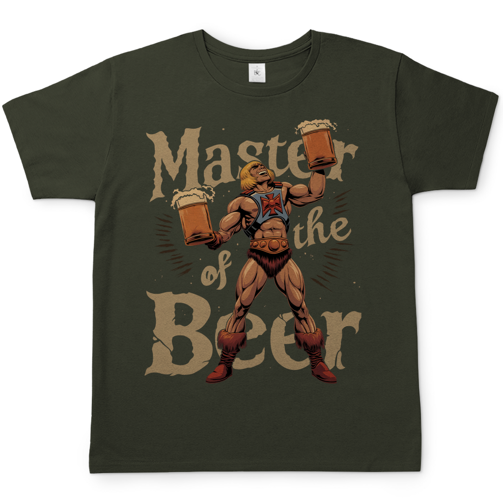He-Man Master of the Beer - Herren T-Shirt Urban Khaki