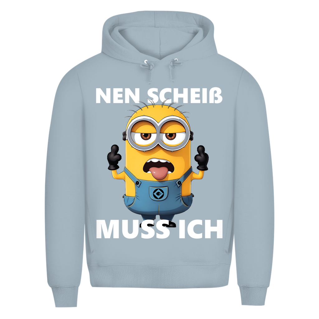 Herren Premium Bio Hoodie Nen Scheiß Muss Ich Minion
