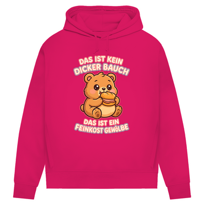 Damen Premium Bio Hoodie Das Ist Kein Dicker Bauch Das Ist Ein Feinkost Gewölbe Teddybär