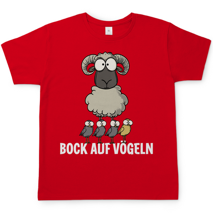 Bock auf Vögeln - Herren Shirt Red