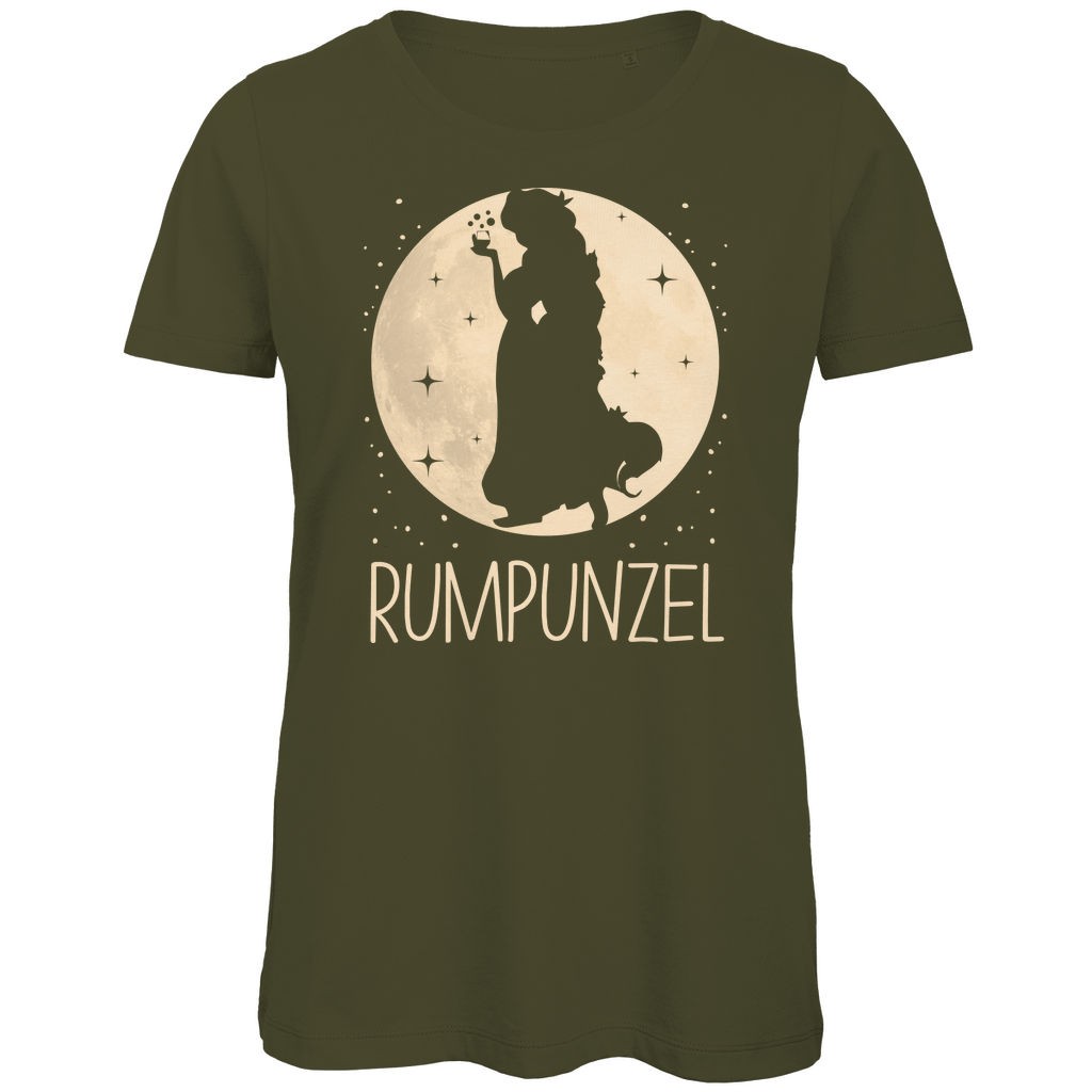 Mond Prinzessin - Rumpunzel - Damen Premium Bio T-Shirt