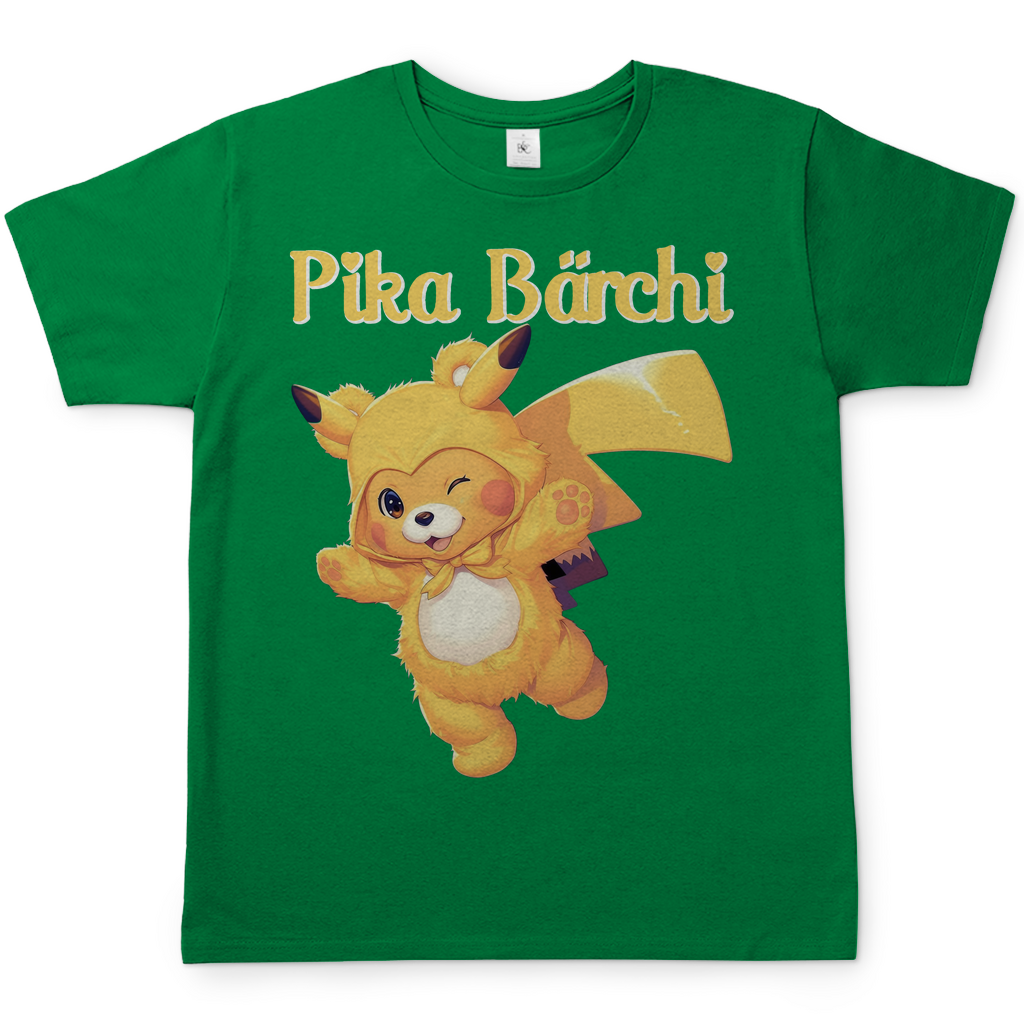 Pika Bärchi - Glücksbärchi - Herren Shirt Kelly Green