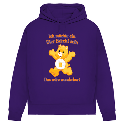 Damen Premium Bio Hoodie Ich möchte ein Bier Bärchi sein das wäre wunderbar! Radiant Purple