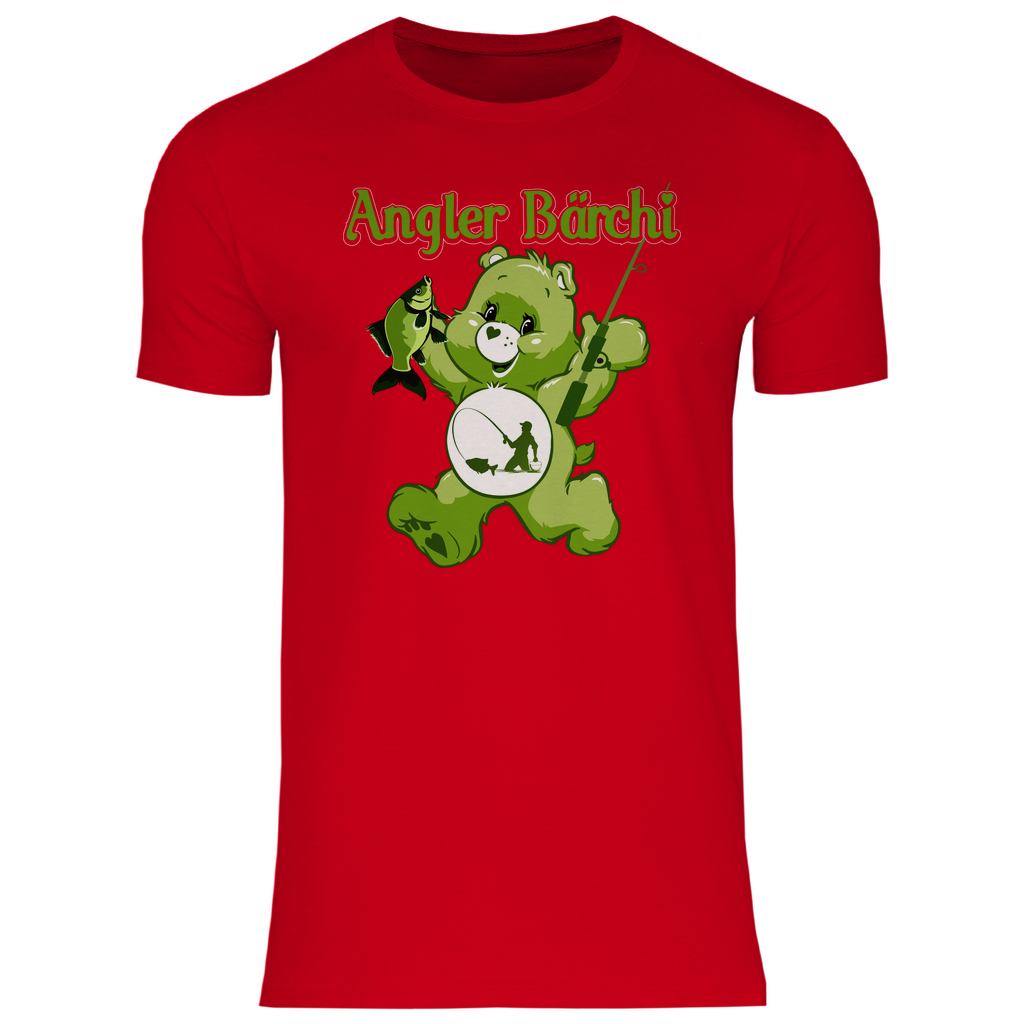 Angler Bärchi - Glücksbärchi - Herren Shirt