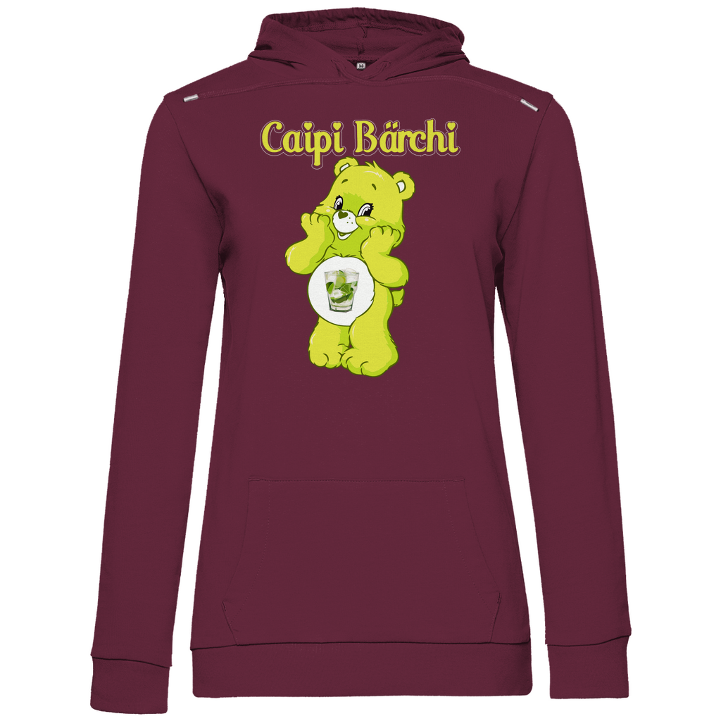 Caipi Bärchi - Glücksbärchi - Damen Hoodie Wine