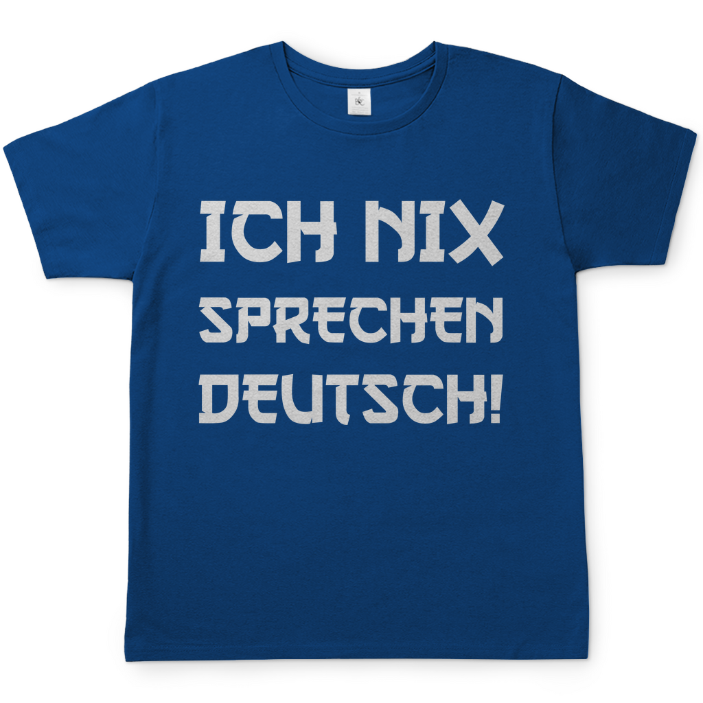 Ich nix sprechen Deutsch! - Herren Shirt Royal Blue