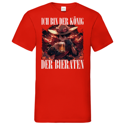 König der Bieraten - One Piece Ruffy - Herren V-Neck Shirt